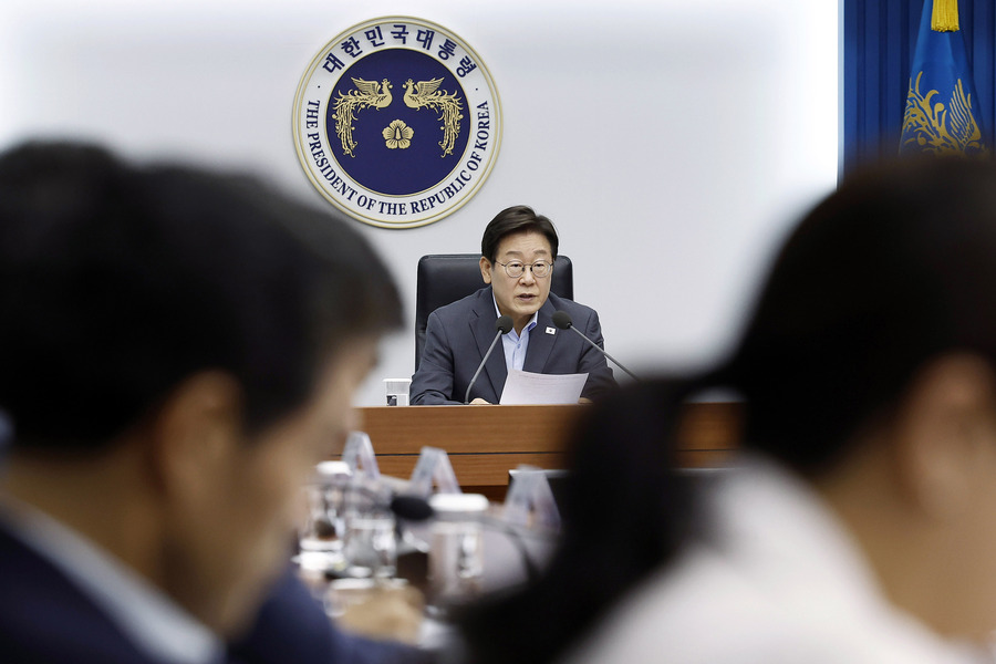 ▲ 이재명 대통령이 10일 서울 용산 대통령실 청사에서 열린 제3차 수석보좌관 회의에서 발언하고 있다. ⓒ뉴시스