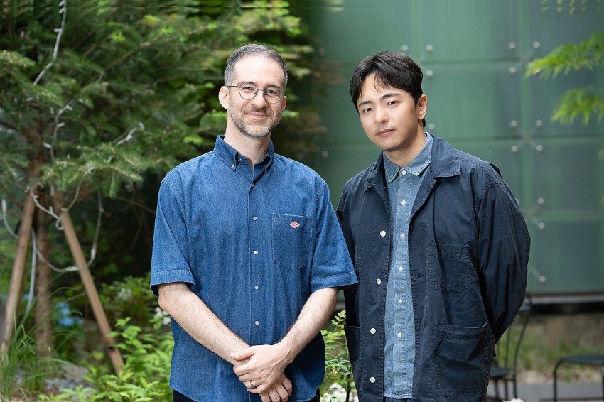 ▲ 윌 애런슨 작곡가와 박천휴 작가.ⓒCJ ENM