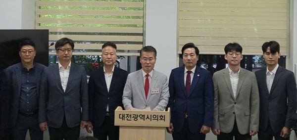 ▲ 박경호 대덕구 당협위원장이 국민의힘 대전시당위원장 출마를 공식 선언했다.ⓒ대전정치부기자단