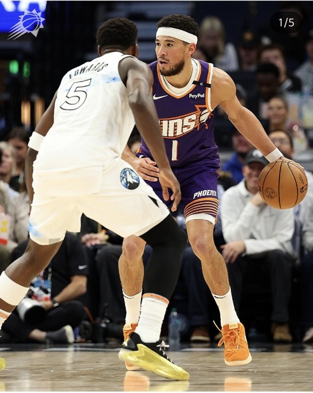 ▲ 데빈 부커. 사진=피닉스 선즈 인스타그램 갈무리. ⓒsuns