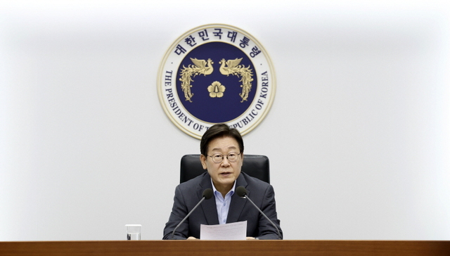 ▲ 이재명 대통령이 10일 서울 용산 대통령실 청사에서 열린 제3차 수석보좌관 회의에서 발언하고 있다. ⓒ뉴시스