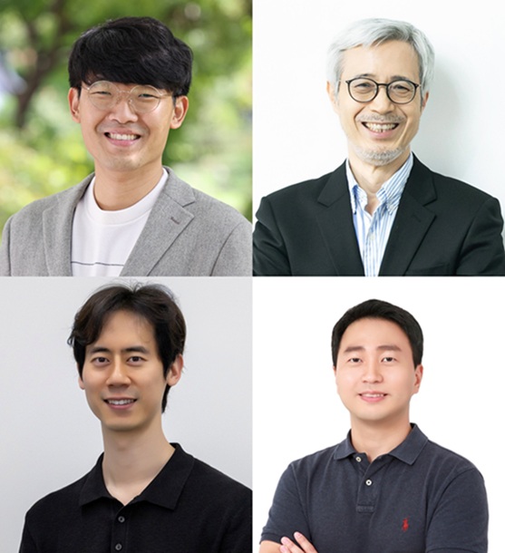 ▲ 왼쪽 위부터 시계방향으로 숙명여대 기계시스템학부 나영진 교수, 김윤영 석좌교수, 중앙대 기계공학부 이기욱 교수, 숙명여대 심주용 교수.ⓒ숙명여대