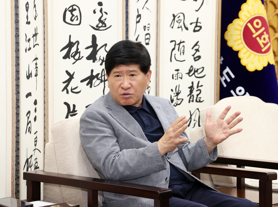 ▲ 홍성현 충남도의회 의장.ⓒ충남도의회