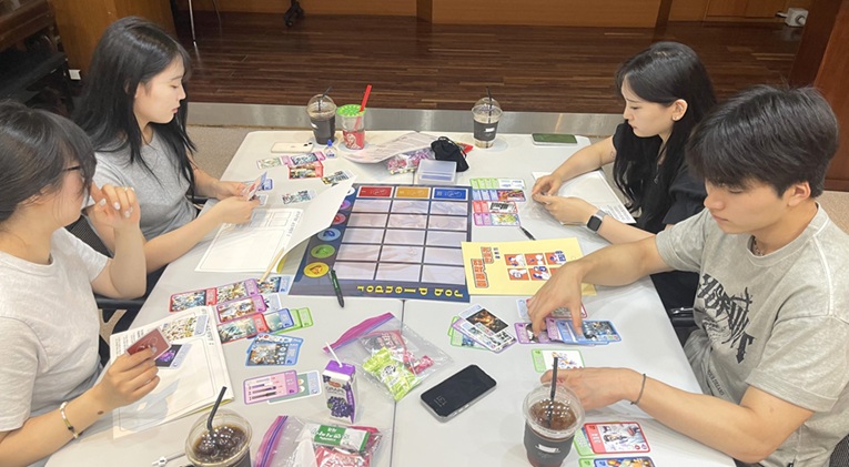 ▲ '신직업 카드 캠프' 진행 모습.ⓒ안양대