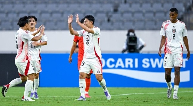 ▲ 일본 축구대표팀이 중국을 2-0으로 꺾고 동아시안컵 2연승을 달렸다.ⓒAFC 제공