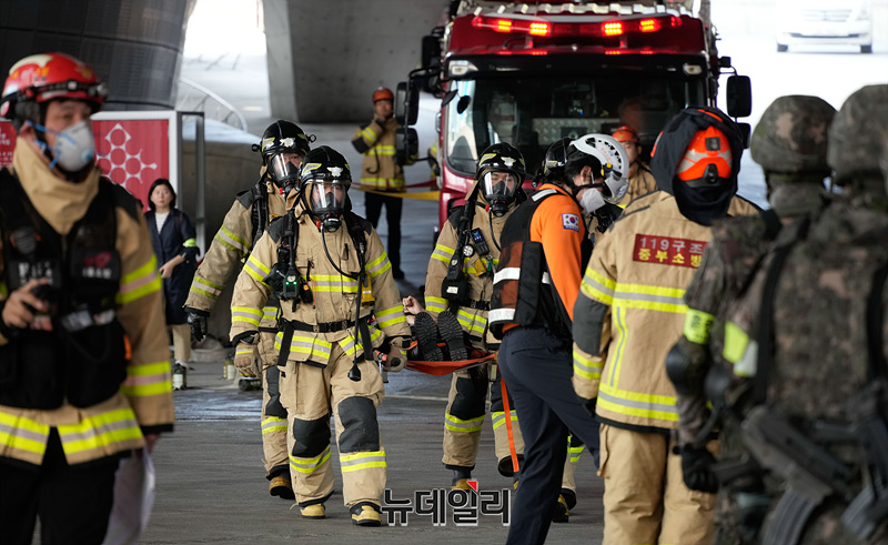 ▲ 소방관 자료사진. 기사와 직접 관련 없음. ⓒ뉴데일리 DB