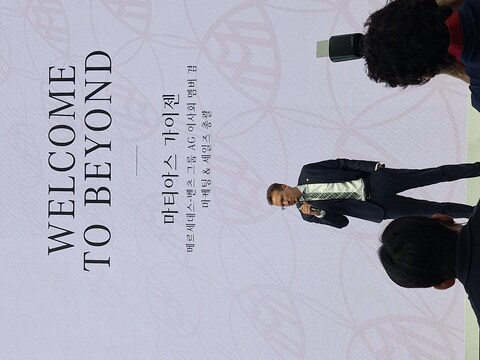 ▲ 마티아스 가이젠 메르세데스-벤츠 그룹 AG 이사회 멤버 겸 마케팅 & 세일즈 총괄 ⓒ홍승빈 기자