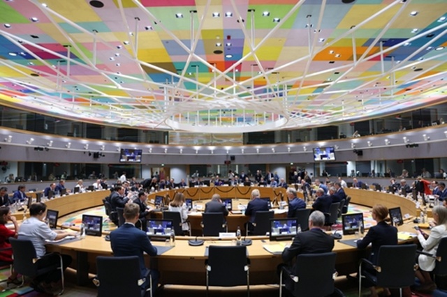 ▲ 벨기에 브뤼셀에서 열린 EU 외교이사회. 250714 사진=EU 제공. ⓒ연합뉴스