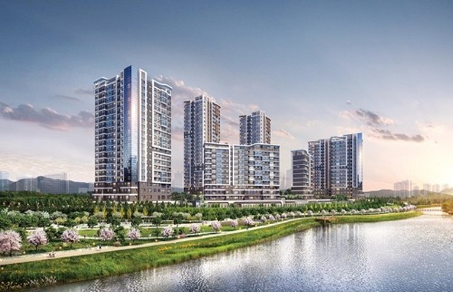 ▲ 송파 '위례 리슈빌 퍼스트클래스' 투시도ⓒ계룡건설