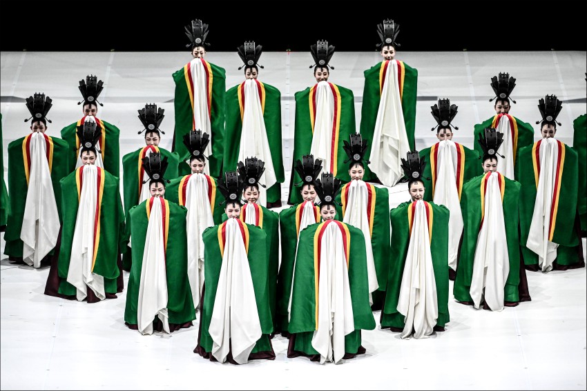 ▲ 서울시무용단 '일무' 공연.ⓒ세종문화회관