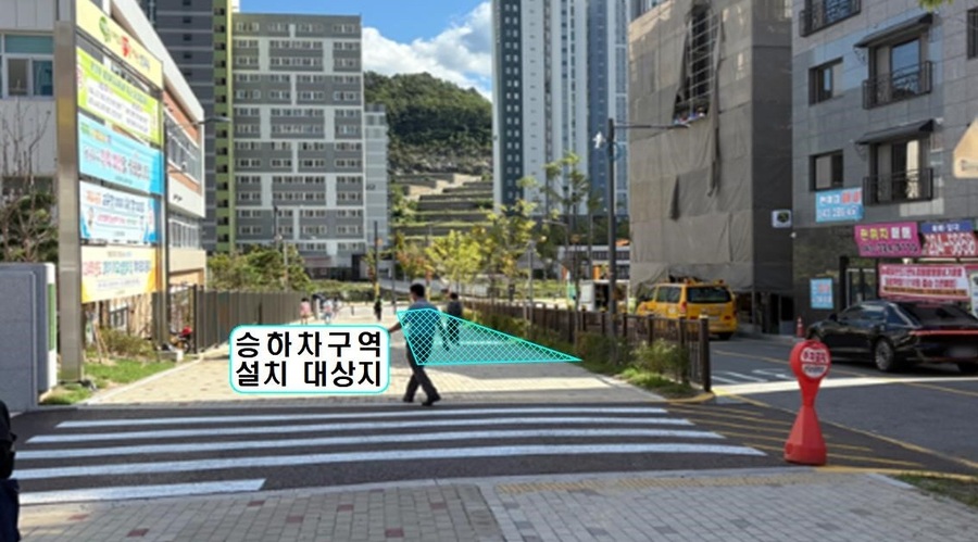 ▲ 청주시는 상당구 상당초등학교 일원에서 등하굣길 어린이들의 안전을 강화하기 위한 ‘어린이 보호구역 안전통학로 조성사업’을 추진한다. ⓒ청주시