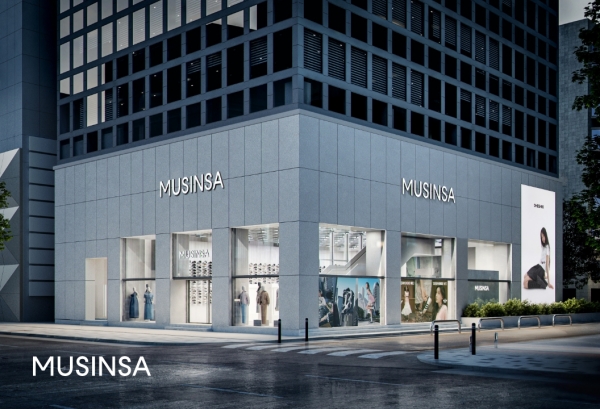 ▲ ‘무신사 스토어 강남’ 매장 외부 모습 렌더링 이미지ⓒ무신사