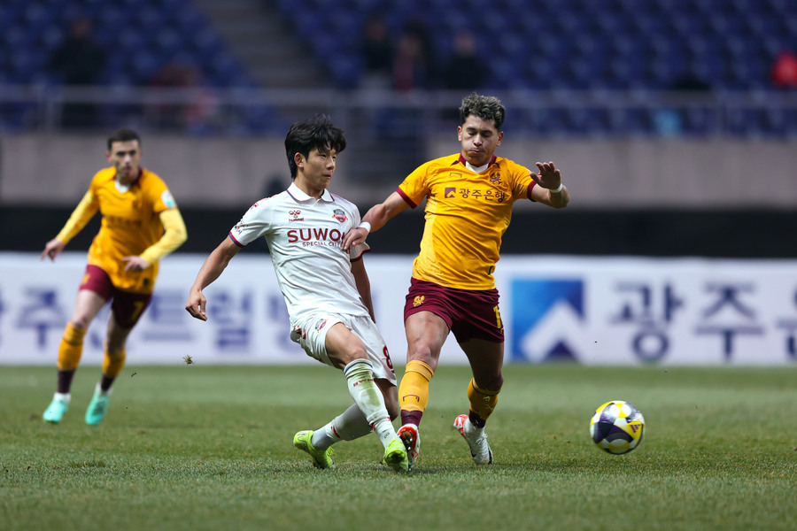 ▲ 수원FC와 광주FC가 K리그1 22라운드에서 맞대결을 펼친다.ⓒ한국프로축구연맹 제공