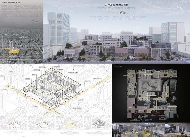 ▲ 최우수상작 차원빈 학생의 '공간의 틈, 일상의 흐름'.ⓒ삼육대