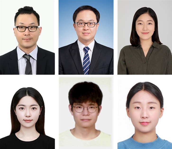 ▲ 윗줄 왼쪽부터 시계방향으로 고려대 생명공학부 박희호 교수, KIST 도핑콘트롤센터 성창민 책임연구원, 국민대 바이오발효융합학과 손보람 교수, KIST 도핑콘트롤센터 김민영 전문원, KIST 도핑콘트롤센터 이준엽 박사후연구원, 고려대 최효민 석사과정.ⓒ고려대