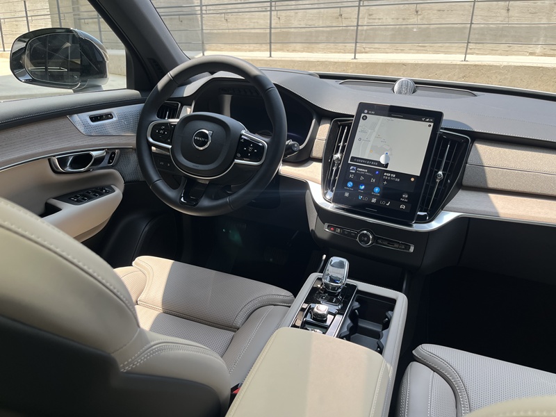 ▲ 볼보 'XC90' 실내. ⓒ김보배 기자