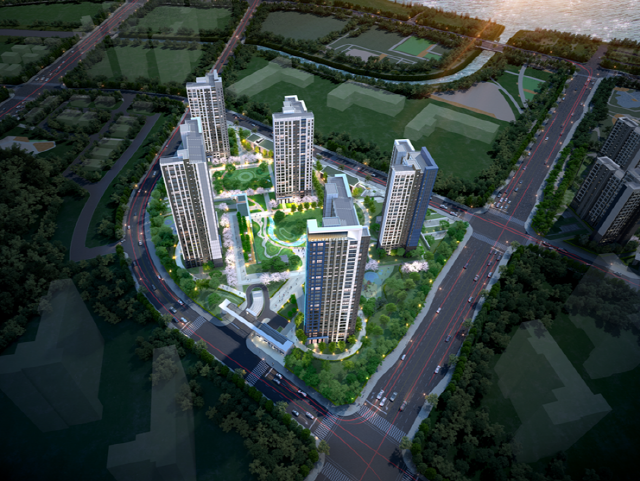 ▲ 의왕군포안산S1-1BL 조감도ⓒ동부건설