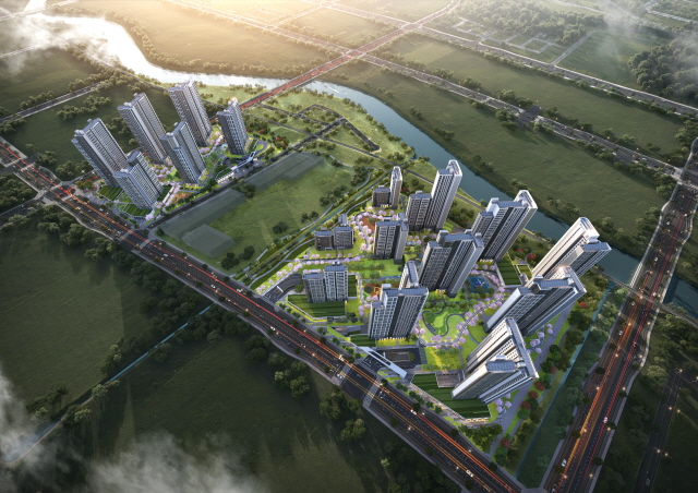 ▲ 경기 광명시흥 지구 조감도ⓒDL건설