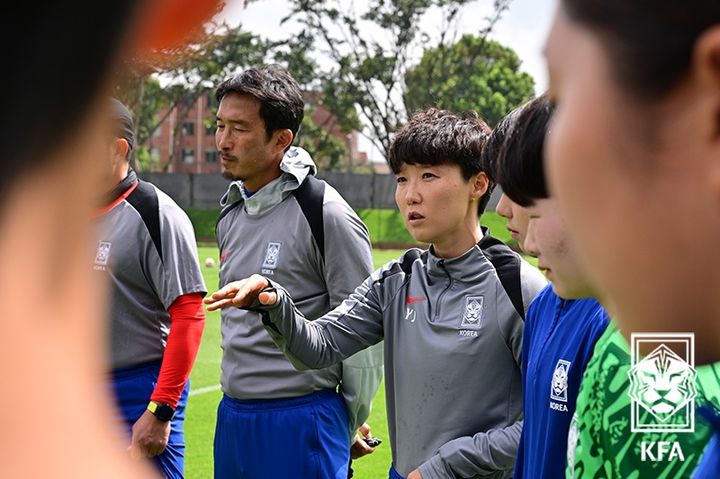 ▲ 대한축구협회가 각급 남녀 연령별 대표팀의 감독을 선임했다. 사진은 박윤정 여자 U-20 대표팀 감독.ⓒ대한축구협회 제공