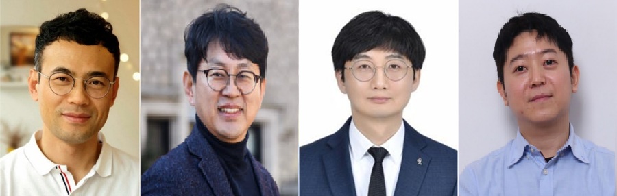 ▲ 왼쪽부터 중앙대 식품공학부 박종필 교수, 화학과 박태정 교수, 영남대 화학공학부 최창형 교수, 중앙대 화학공학과 이창연 교수.ⓒ중앙대