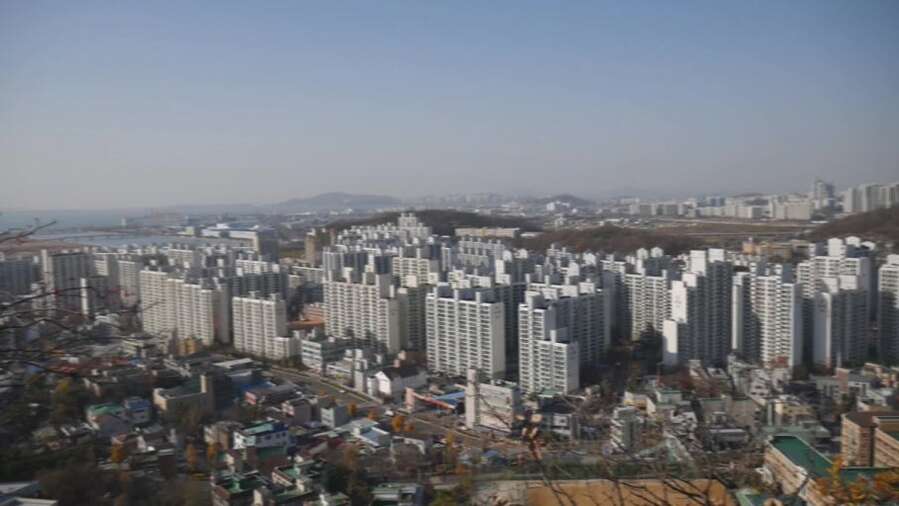 ▲ 아파트단지가 밀집한 인천시내 전경. ⓒ 인천시 제공