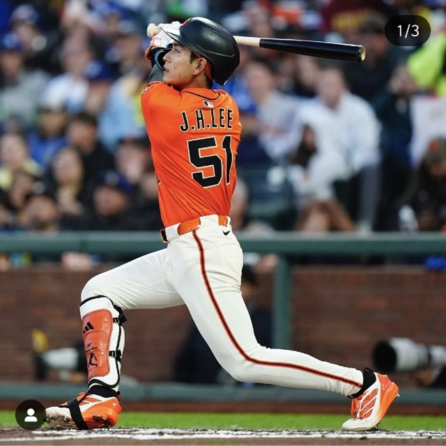 ▲ 이정후. 샌프란시스코 자이언츠 인스타그램 갈무리. ⓒsfgiants