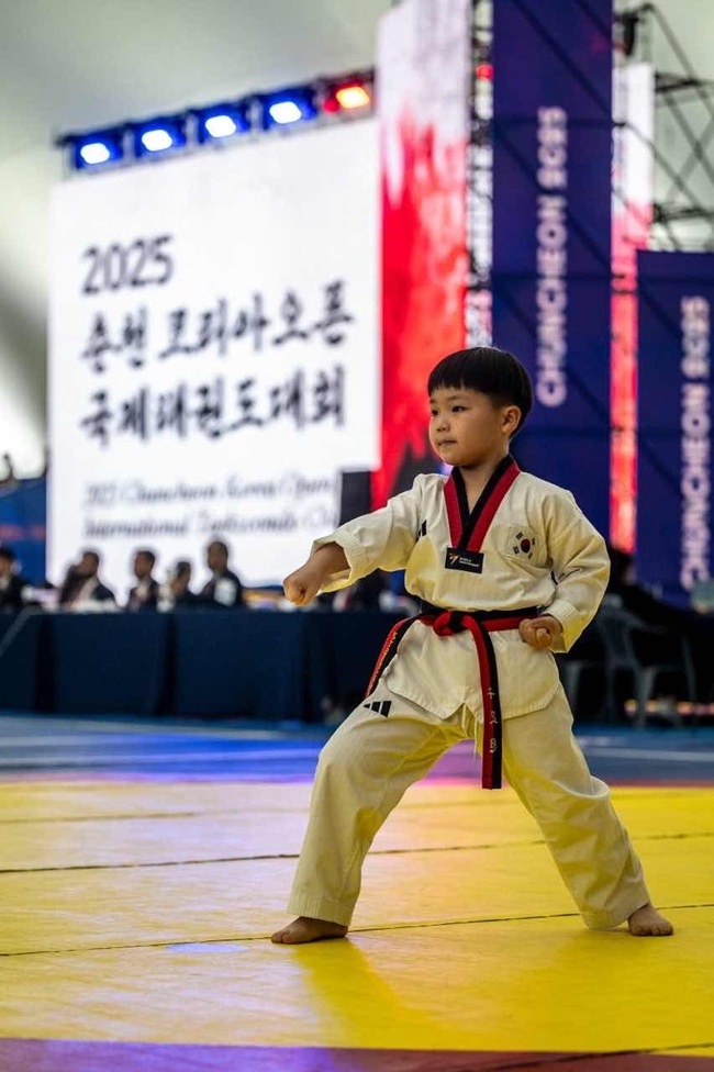 ▲ 국제태권도대회 장면. ⓒ춘천시