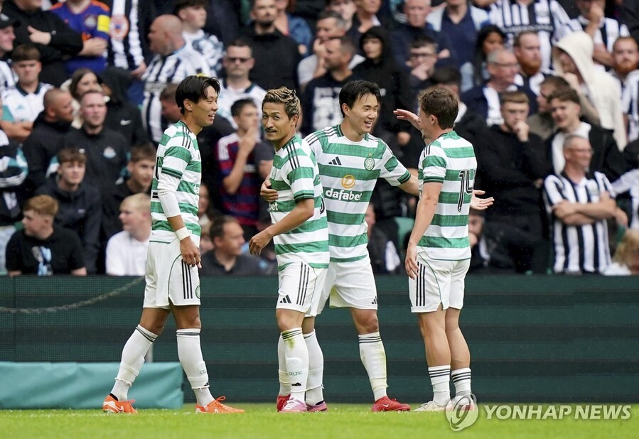 ▲ 스코틀랜드 셀틱의 양현준이 프리시즌 뉴캐슬과 경기에서 1골을 신고했다.ⓒ연합뉴스 제공