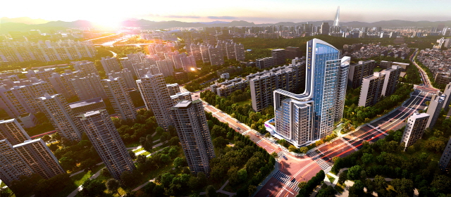 ▲ 개포 현대4차 가로주택정비사업 조감도.ⓒ동부건설