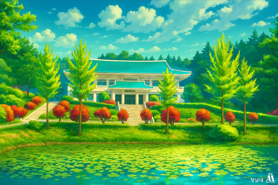 ▲ 청남대 AI 이미지 사진. ⓒ충북도