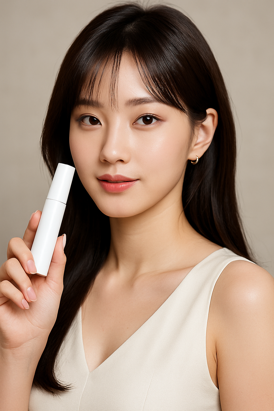 ▲ AI가 생성한 '화장품 광고 모델' 이미지. ©ChatGPT