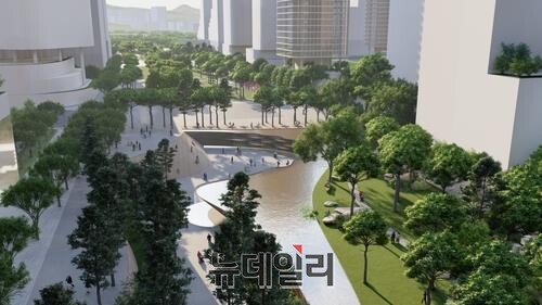 ▲ 세운재정비촉진지구 도심공원 투시도 ⓒ서울시