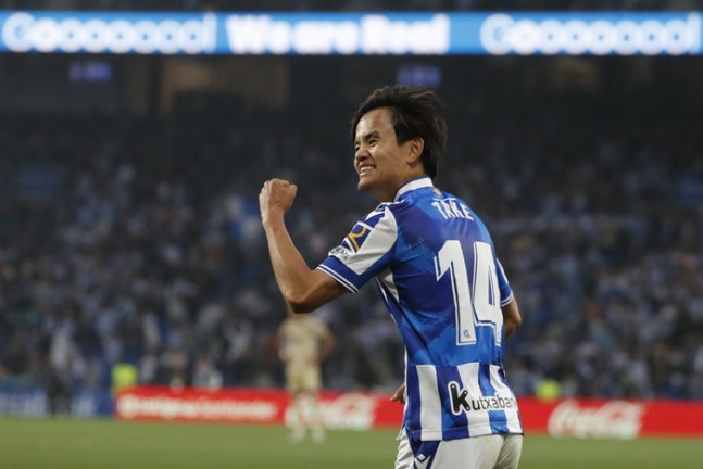 ▲ 일본 대표팀 출신 쿠보가 잉글랜드 프리미어리그 에버튼의 관심을 받고 있다.ⓒ연합뉴스 제공