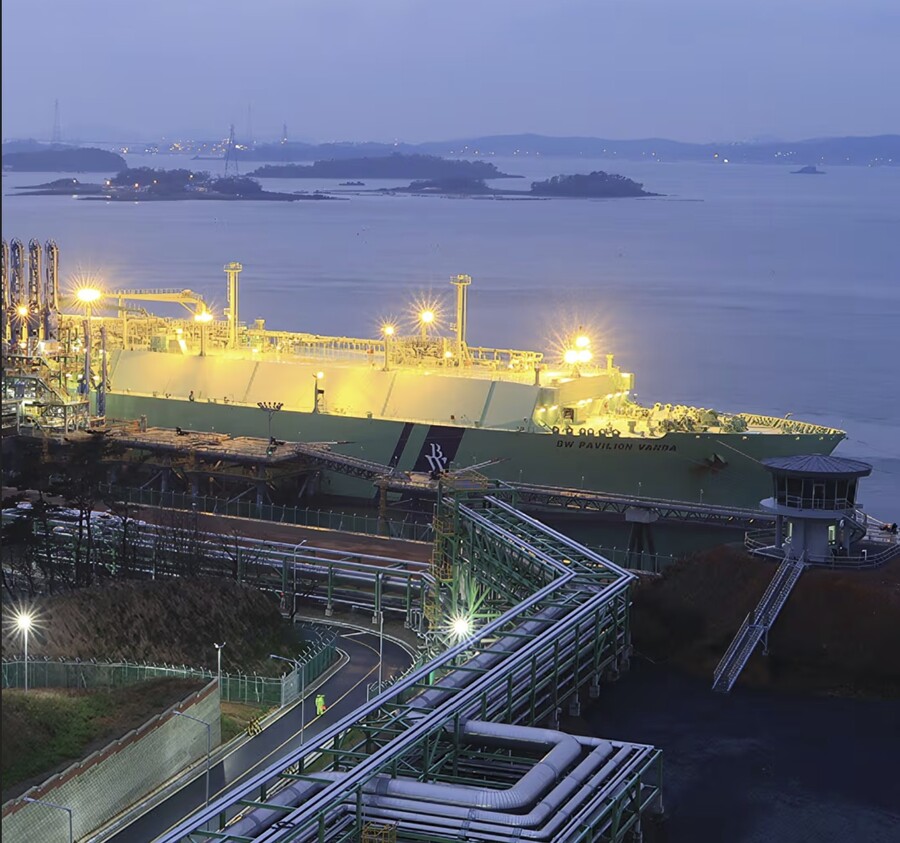 ▲ SK이노베이션 보령 LNG터미널.ⓒSK이노베이션 E&S