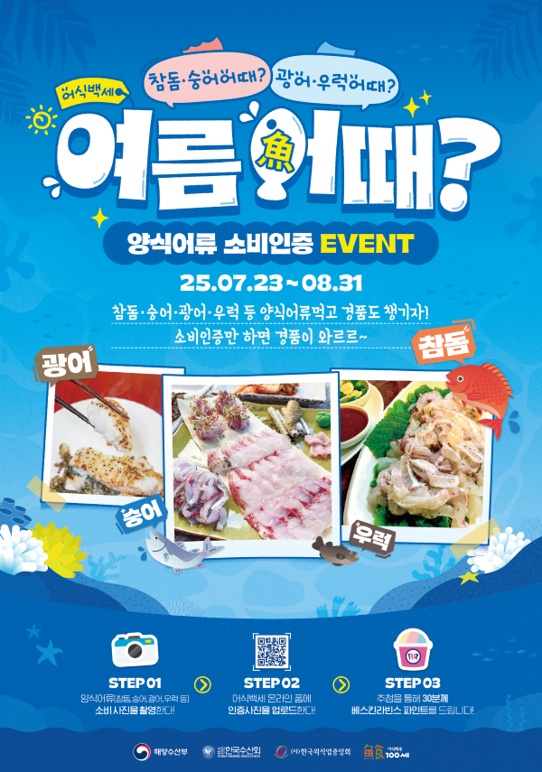 ▲ '어식백세-여름어(魚)때?' 캠페인 포스터. ⓒ해양수산부