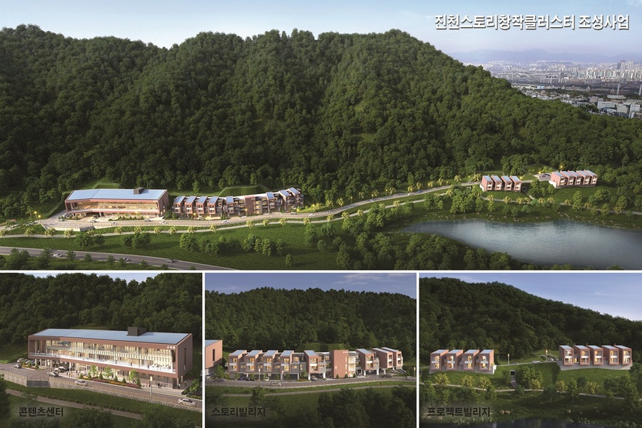 ▲ 진천 K-스토리창작클러스터 조성사업도. ⓒ진천군