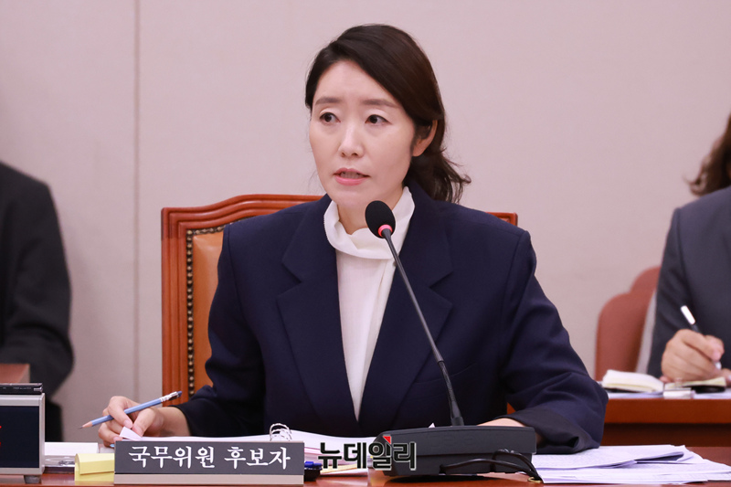 ▲ 강선우 여성가족부 장관 후보자.ⓒ이종현 기자