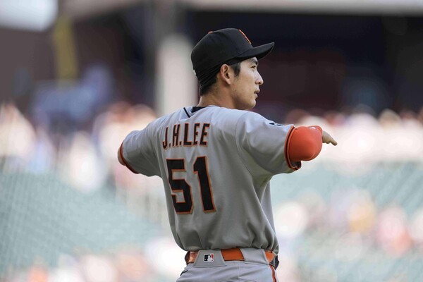 ▲ 극심한 부진에 빠진 샌프란시스코 이정후가 애틀랜타전에 결장했다.ⓒ연합뉴스 제공