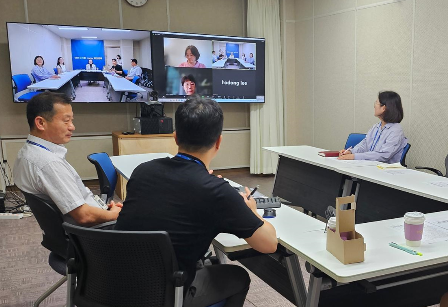 ▲ 부산시교육청이 지난 17일부터 이틀간 '2025 상반기 해외교육통신원 온라인 정책공유회'를 개최했다.ⓒ부산시교육청