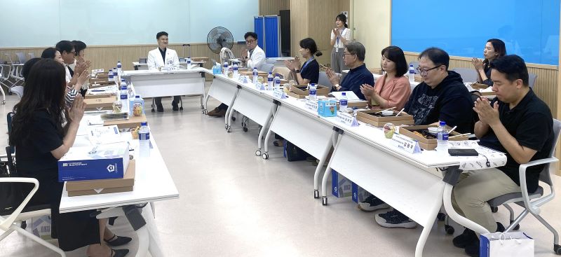 ▲ 단국대병원에서 지역정신건강증진을 위한 ‘천안·아산지역 민간상담센터 및 의료기관 간담회’가 열리고 있다.ⓒ단국대병원