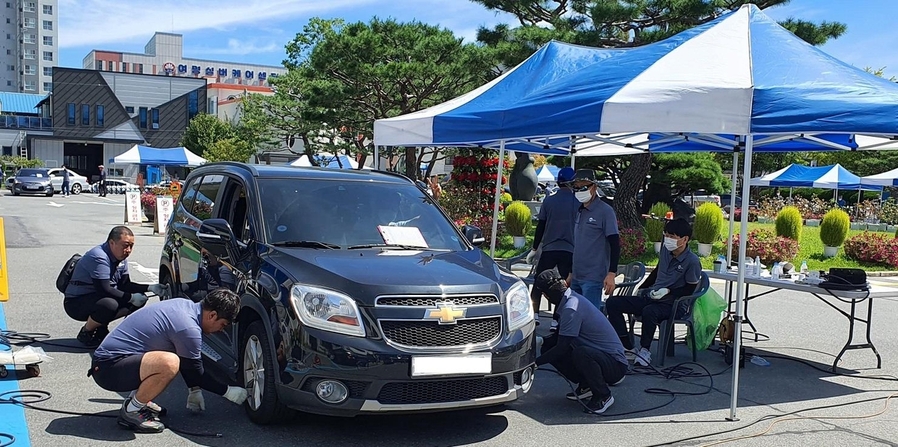 ▲ 지난해 자동차 무상점검 모습 ⓒ연합뉴스