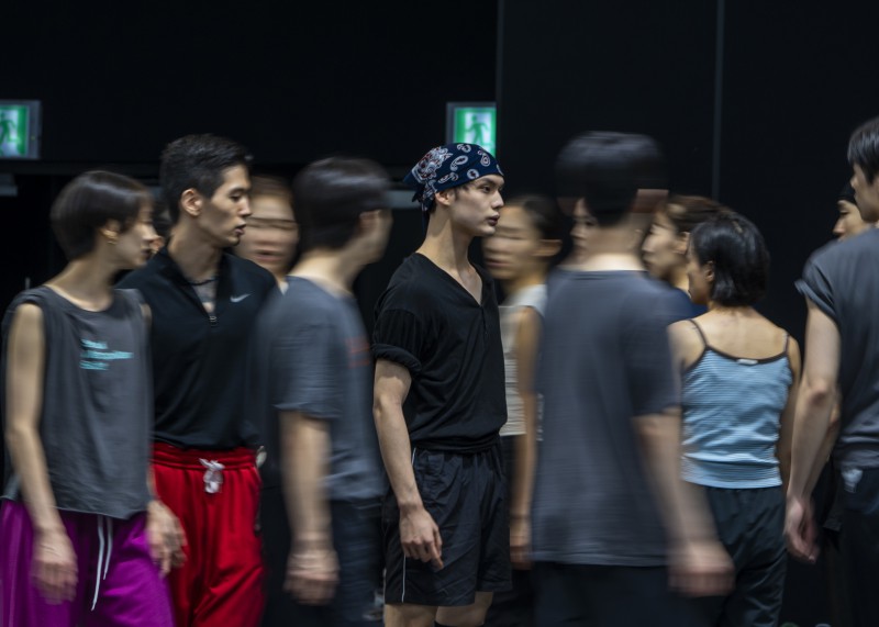 ▲ 유회웅의 'NO MORE(노 모어)' 연습 장면.ⓒ세종문화회관