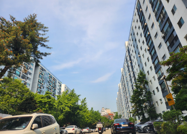 ▲ 방배신삼호 아파트 전경ⓒHDC현대산업개발