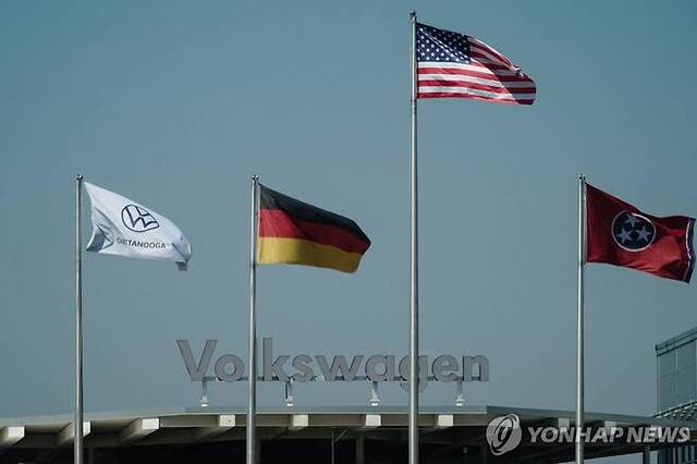 ▲ 미국 테네시주 채터누가의 폭스바겐 공장. 출처=AFPⓒ연합뉴스
