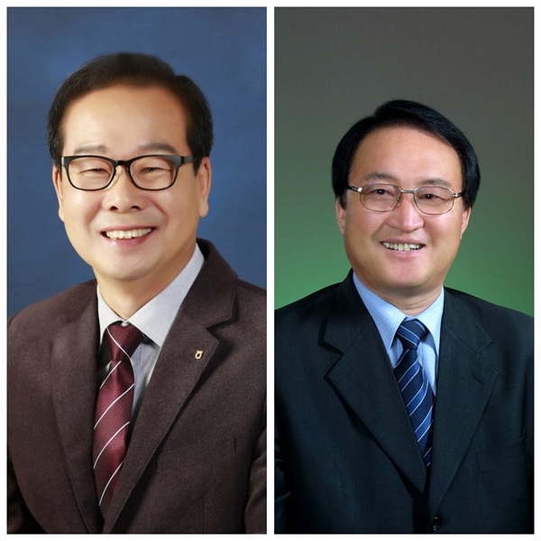 ▲ ‘2025년도 증평군민대상’ 수상자로 선정된 산업·경제 부문 배종록(왼쪽) 씨와 문화·복지 부문 김장응 씨.ⓒ증평군