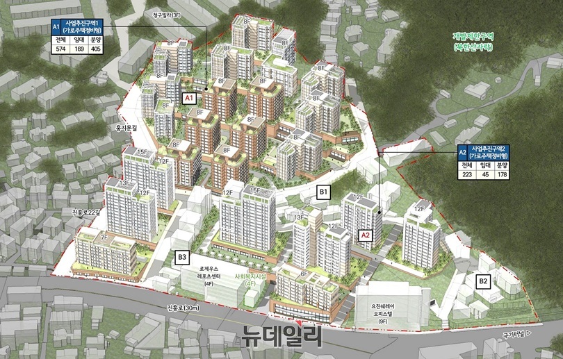 ▲ 종로구 구기동 100-48번지 일대 개발예시도 ⓒ종로구