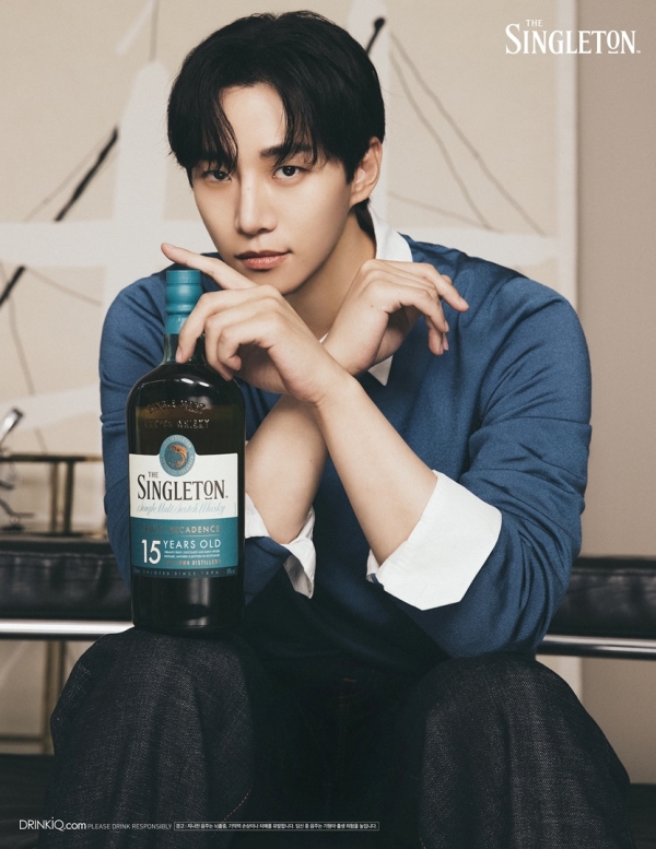 ▲ 싱글톤 최초의 브랜드 앰버서더로 선정된 배우 이준호ⓒ디아지오코리아