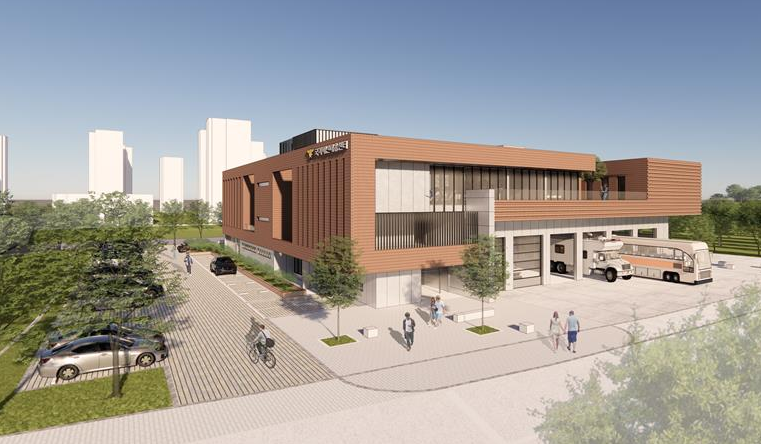 ▲ 국가재난대응시설 조감도.ⓒ행복청