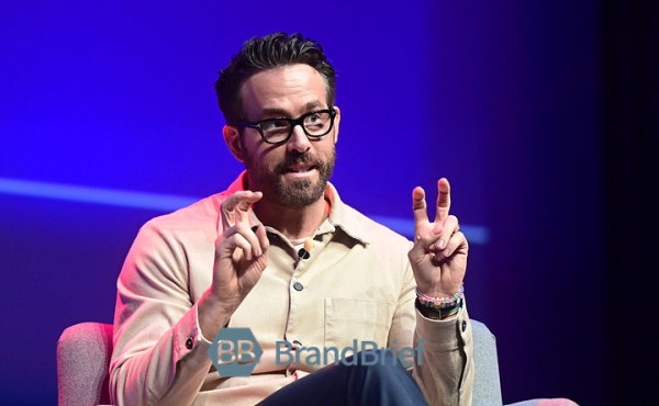 ▲ 칸 라이언즈 2022 무대에 선 배우 라이언 레이놀즈. ⓒ프랑스 칸 = 이기륭 기자