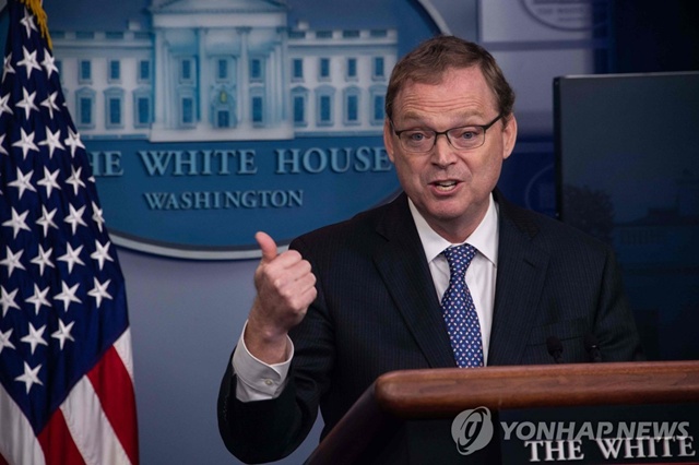 ▲ 케빈 해싯 백악관 국가경제위원회(NEC) 위원장. AFP=연합뉴스. ⓒ연합뉴스
